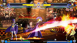 画像ギャラリー No.006のサムネイル画像 / ［E3 2011］PS Vita用「BLAZBLUE CONTINUUM SHIFT II PLUS（仮）」のデモ版をE3で体験プレイ。高品質な格闘ゲームをいつでもどこでも