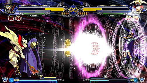 画像ギャラリー No.007のサムネイル画像 / ［E3 2011］PS Vita用「BLAZBLUE CONTINUUM SHIFT II PLUS（仮）」のデモ版をE3で体験プレイ。高品質な格闘ゲームをいつでもどこでも