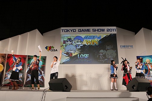 画像ギャラリー No.021のサムネイル画像 / ［TGS 2011］「BLAZBLUE CONTINUUM SHIFT EXTEND」のOP曲と映像も本邦初公開された「ぶるらじＷ」公開録音の模様をレポート