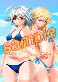画像ギャラリー No.015のサムネイル画像 / 「BLAZBLUE CONTINUUM SHIFT EXTEND」の店舗別購入特典を公開。ノエルやプラチナが半脱ぎ姿に 