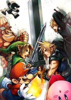 画像ギャラリー No.014のサムネイル画像 / 「大乱闘スマッシュブラザーズ for Wii U/ 3DS」でFFVIIのクラウドが本日配信。2016年2月にはカムイやベヨネッタも参戦決定