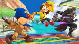 画像ギャラリー No.056のサムネイル画像 / 「大乱闘スマッシュブラザーズ for Wii U/ 3DS」でFFVIIのクラウドが本日配信。2016年2月にはカムイやベヨネッタも参戦決定