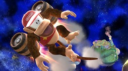 画像ギャラリー No.004のサムネイル画像 / 「大乱闘スマッシュブラザーズ for Nintendo 3DS / Wii U」,ドンキーコングの頼れる相棒「ディディーコング」が参戦