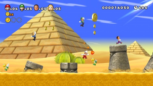 画像ギャラリー No.001のサムネイル画像 / [E3 2011]“Mii”を使ってマリオと遊ぼう。WiiUで遊べる「New スーパーマリオブラザーズ Mii（仮称）」，任天堂のプレゼンテーションにてお披露目