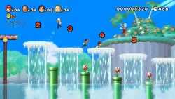 画像ギャラリー No.002のサムネイル画像 / [E3 2011]“Mii”を使ってマリオと遊ぼう。WiiUで遊べる「New スーパーマリオブラザーズ Mii（仮称）」，任天堂のプレゼンテーションにてお披露目