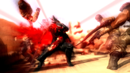 画像ギャラリー No.004のサムネイル画像 / シリーズファン納得の難度と爽快感――Wii U「NINJA GAIDEN 3: Razor's Edge」を先行プレイ。プレイアブルになって鮮血を浴びるあやねの姿も妖艶だ