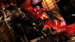 画像ギャラリー No.013のサムネイル画像 / シリーズファン納得の難度と爽快感――Wii U「NINJA GAIDEN 3: Razor's Edge」を先行プレイ。プレイアブルになって鮮血を浴びるあやねの姿も妖艶だ