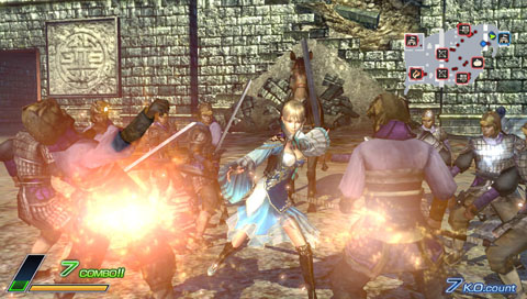 画像ギャラリー No.005のサムネイル画像 / ［TGS 2011］「真・三國無双 NEXT」はPlayStation Vitaの機能を駆使した意欲作。インプレッションをお届け