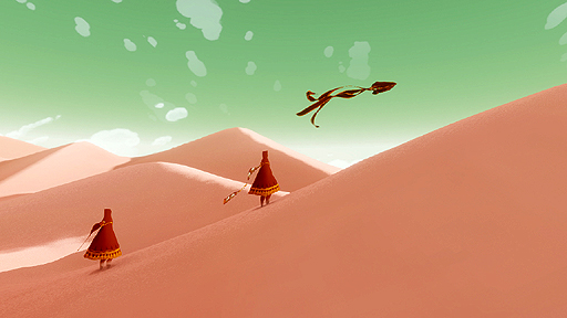 画像ギャラリー No.001のサムネイル画像 / thatgamecompanyの「風ノ旅ビト」が，欧米のPSNで販売記録を更新。サントラは2012年4月にリリース