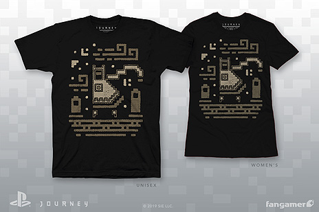 画像ギャラリー No.006のサムネイル画像 / 「風ノ旅ビト」，壁画をモチーフとしたオリジナルTシャツの販売がFangamer Japanで本日開始へ