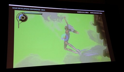画像ギャラリー No.004のサムネイル画像 / ［GDC 2012］日本のアニメのようで，さらにアメコミのヒーローのようで，エキゾチックであり，ニンジャのようでもある国籍不明のキャラクターを――山口氏が語る「GRAVITY DAZE」のアートデザイン