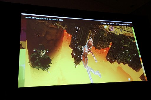 画像ギャラリー No.006のサムネイル画像 / ［GDC 2012］日本のアニメのようで，さらにアメコミのヒーローのようで，エキゾチックであり，ニンジャのようでもある国籍不明のキャラクターを――山口氏が語る「GRAVITY DAZE」のアートデザイン