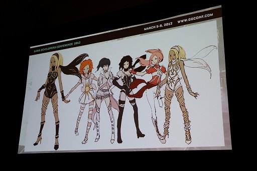 画像ギャラリー No.011のサムネイル画像 / ［GDC 2012］日本のアニメのようで，さらにアメコミのヒーローのようで，エキゾチックであり，ニンジャのようでもある国籍不明のキャラクターを――山口氏が語る「GRAVITY DAZE」のアートデザイン