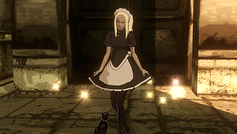 画像ギャラリー No.014のサムネイル画像 / 「GRAVITY DAZE」PlayStation Vita the Best版が本日発売。DLC「スパイ編」「軍隊編」「メイド編」をセットにしたDLCパックの期間限定配信もスタート