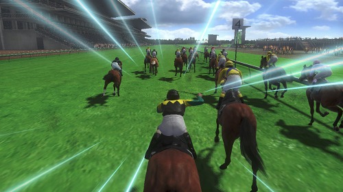 画像ギャラリー No.005のサムネイル画像 / ［E3 2011］「Champion Jockey: Gallop Racer & GI Jockey」プレイレポート。PS MOVEやKinect，Wiiリモコンを手に騎手気分が味わえる