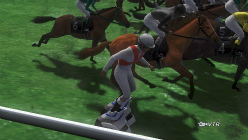 画像ギャラリー No.001のサムネイル画像 / 「Gallop Racer & GI Jockey」のDLC情報。競馬場をロードバイクが駆ける
