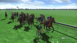 画像ギャラリー No.004のサムネイル画像 / 「Gallop Racer & GI Jockey」のDLC情報。競馬場をロードバイクが駆ける