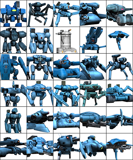 画像ギャラリー No.005のサムネイル画像 / ハンゲーム「ブラウザ カルネージハート」の正式サービスがスタート。新たなPドロイドが追加＆ガンガチャなどで30体のOKEが開放に