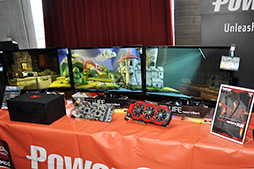 画像ギャラリー No.004のサムネイル画像 / ［COMPUTEX］PowerColor，「HD 7970 X2」カードの実動デモを展示。フルスペックのHD 7970を1枚のカードに2基搭載