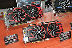 画像ギャラリー No.019のサムネイル画像 / ［COMPUTEX］PowerColor，「HD 7970 X2」カードの実動デモを展示。フルスペックのHD 7970を1枚のカードに2基搭載