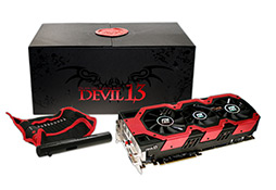 画像ギャラリー No.003のサムネイル画像 / PowerColor，1枚のカードにフルスペックの「Radeon HD 7970」を2基搭載する「Devil 13 HD7990」発表