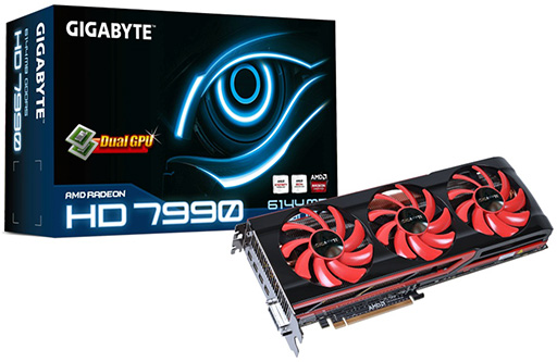 画像ギャラリー No.001のサムネイル画像 / 初のRadeon HD 7990カードがGIGA-BYTEから。ただし価格や出荷時期は未公表