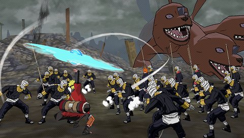 画像ギャラリー No.011のサムネイル画像 / シリーズ最新作「NARUTO-ナルト- 疾風伝 ナルティメットインパクト」（PSP）が2011年秋に発売決定。キラービー（八尾）とのボスバトルや登場キャラクター達の“奥義”が公開