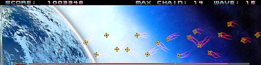 画像ギャラリー No.005のサムネイル画像 / 超ワイド画面STG「Super Chain Crusher Horizon」がPLAYISMで配信開始