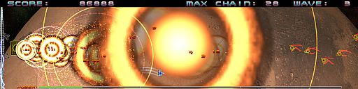 画像ギャラリー No.006のサムネイル画像 / 超ワイド画面STG「Super Chain Crusher Horizon」がPLAYISMで配信開始