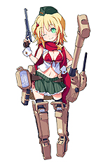 画像ギャラリー No.023のサムネイル画像 / シナリオ&キャラの追加でさらに萌え戦える。PSP「萌え萌え大戦争☆げんだいばーん+(ぷらす)」が2011年夏に発売