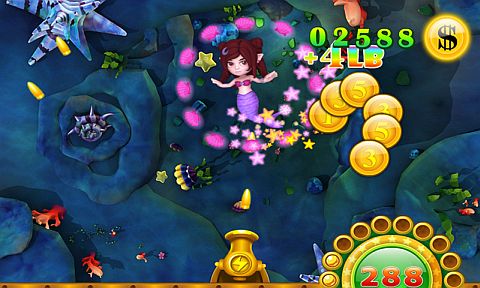 画像ギャラリー No.005のサムネイル画像 / Android向け「ウオポン」が専用アプリとしてGゲーで配信。海で癒しの一時を