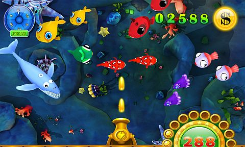 画像ギャラリー No.006のサムネイル画像 / Android向け「ウオポン」が専用アプリとしてGゲーで配信。海で癒しの一時を