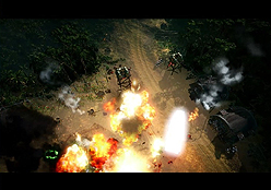 画像ギャラリー No.003のサムネイル画像 / DL専用タイトル「爆烈軍団レネゲード」の最新ムービーが公開に。コミカルな動きとは裏腹の激しく美しい射撃・爆破・破壊エフェクトをチェックすべし