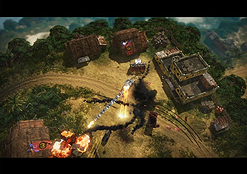 画像ギャラリー No.005のサムネイル画像 / DL専用タイトル「爆烈軍団レネゲード」の最新ムービーが公開に。コミカルな動きとは裏腹の激しく美しい射撃・爆破・破壊エフェクトをチェックすべし