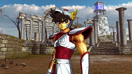 画像ギャラリー No.011のサムネイル画像 / 「聖闘士星矢戦記」，ペガサス星矢/ドラゴン紫龍/キグナス氷河/アンドロメダ瞬/フェニックス一輝ら5人の青銅聖闘士と，黄金聖闘士アルデバランが公開
