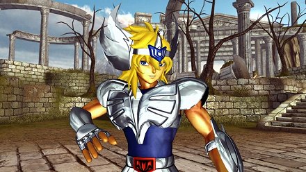 画像ギャラリー No.013のサムネイル画像 / 「聖闘士星矢戦記」，ペガサス星矢/ドラゴン紫龍/キグナス氷河/アンドロメダ瞬/フェニックス一輝ら5人の青銅聖闘士と，黄金聖闘士アルデバランが公開