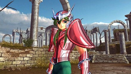 画像ギャラリー No.014のサムネイル画像 / 「聖闘士星矢戦記」，ペガサス星矢/ドラゴン紫龍/キグナス氷河/アンドロメダ瞬/フェニックス一輝ら5人の青銅聖闘士と，黄金聖闘士アルデバランが公開