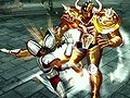 「聖闘士星矢戦記」，ペガサス星矢/ドラゴン紫龍/キグナス氷河/アンドロメダ瞬/フェニックス一輝ら5人の青銅聖闘士と，黄金聖闘士アルデバランが公開