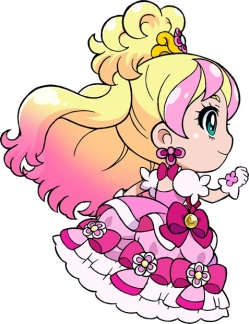 画像ギャラリー No.003のサムネイル画像 / 「チャリ走DX3」,「プリンセスプリキュア」コラボステージ登場。フローラ達が走る