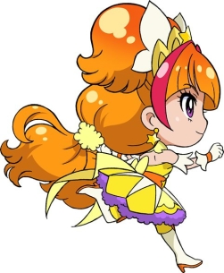 画像ギャラリー No.004のサムネイル画像 / 「チャリ走DX3」,「プリンセスプリキュア」コラボステージ登場。フローラ達が走る