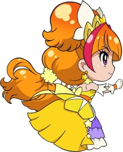 画像ギャラリー No.005のサムネイル画像 / 「チャリ走DX3」,「プリンセスプリキュア」コラボステージ登場。フローラ達が走る