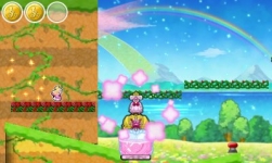 画像ギャラリー No.008のサムネイル画像 / 「チャリ走DX3」,「プリンセスプリキュア」コラボステージ登場。フローラ達が走る