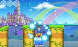 画像ギャラリー No.012のサムネイル画像 / 「チャリ走DX3」,「プリンセスプリキュア」コラボステージ登場。フローラ達が走る