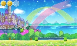 画像ギャラリー No.013のサムネイル画像 / 「チャリ走DX3」,「プリンセスプリキュア」コラボステージ登場。フローラ達が走る