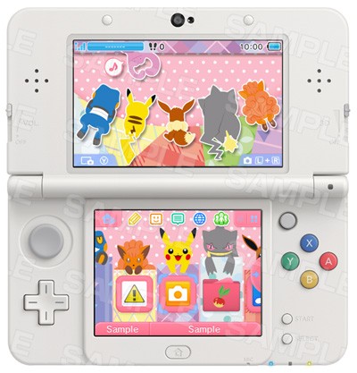 画像ギャラリー No.003のサムネイル画像 / 「ポケモン」3DS用テーマに「ポケキュンコレクション」など3種類が新登場