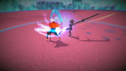 画像ギャラリー No.004のサムネイル画像 / サイケな世界で刀と銃を振るうボスラッシュACT「Furi」,Switch向けに5月31日配信開始