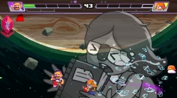 画像ギャラリー No.007のサムネイル画像 / エアホッケー風格闘アクション「Ultra Space Battle Brawl」，Switch向けで配信開始