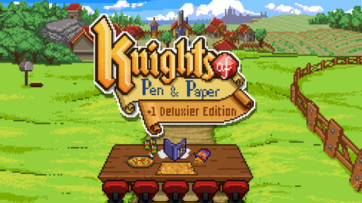 画像ギャラリー No.001のサムネイル画像 / TRPG風システムを採用した「Knights of Pen and Paper +1 Deluxier Edition」の国内発売が決定。弟やピザ配達員などとドラゴン打倒を目指す