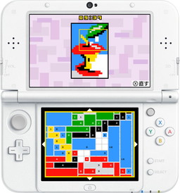 画像ギャラリー No.002のサムネイル画像 / ブロック式ピクチャーロジック「スクエアピクト Block-a-Pix」が3DSで8月8日に発売