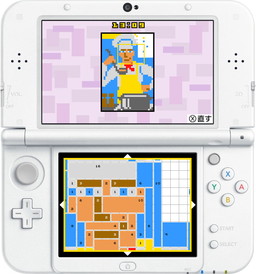画像ギャラリー No.004のサムネイル画像 / ブロック式ピクチャーロジック「スクエアピクト Block-a-Pix」が3DSで8月8日に発売